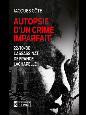 cover image of Autopsie d'un crime imparfait